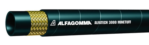 AT3KMT-06 Alfagomma Alfatech by Kuriyama | AT3KMT Series | SAE 100R17 | Minetuff Hydraulic Hose | 1-Wire Braid | 3/8" ID | 0.61" OD | 3120 PSI