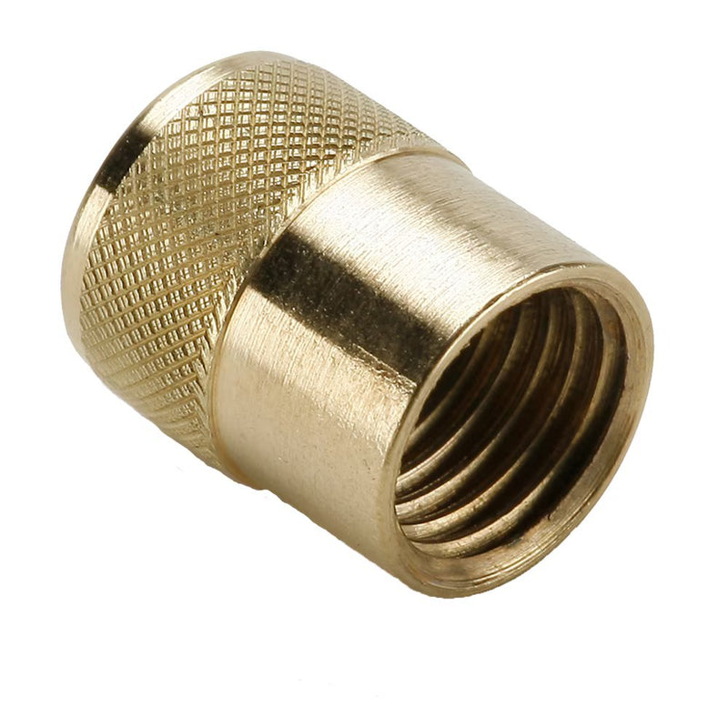 640QSF-6 by Parker | Access Valve | 3/8" SAE Seal Cap w/ Seal Gasket | Brass | Pack of 5