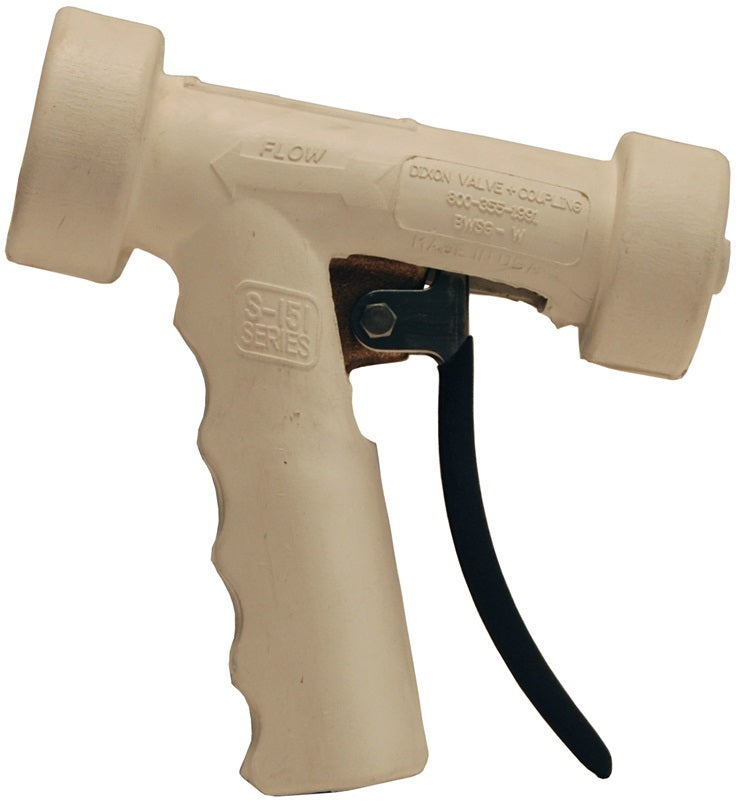 AWSG-W by Dixon Valve | Hot Water Washdown Spray Nozzle | 1/2" Female NPT Inlet | White Cover | Aluminum