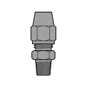 B-31368-08-06 Breco by Foster | Air Brake | 1/2" Tube Compression x 3/8" Male NPTF Thread | Straight