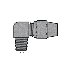 B-31369-04-02 Breco by Foster | Air Brake | 1/4" Tube Compression x 1/8" Male NPTF Thread | 90° Elbow