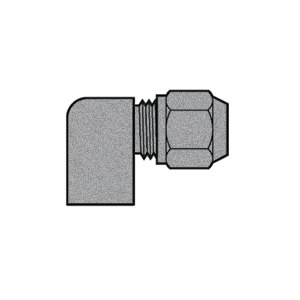 B-31470-08-06 Breco by Foster | Air Brake | 1/2" Tube Compression x 3/8" Female NPTF Thread | 90° Elbow