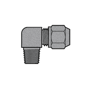 B-31469-10-08 Breco by Foster | Air Brake | 5/8" Tube Compression x 1/2" Male NPTF Thread | 90° Elbow