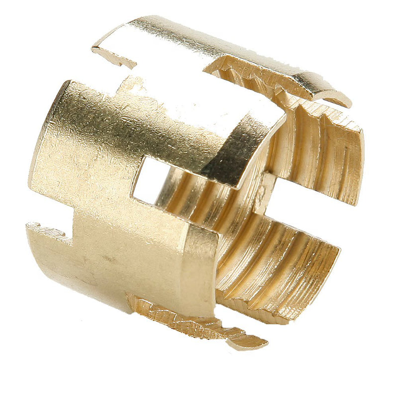 60RB-8 by Parker | Air Brake Hose Ends Fittings | 1/2" Sleeve | Straight | Brass | Pack of 10