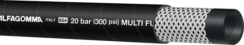 T654AA075 Alfagomma by Kuriyama | T654AA Series | Small Engine Fuel Transfer Hose | SAE J30R7 | 3/4" ID | 1.06" OD | 300 PSI | 330ft Length
