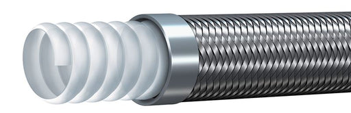 TR14C-32 Alfagomma by Kuriyama | TR14C Series | SAE 100R14 | High Temp Convoluted Stainless Steel Braided Hose | 2" ID | 2.42" OD | 345 PSI