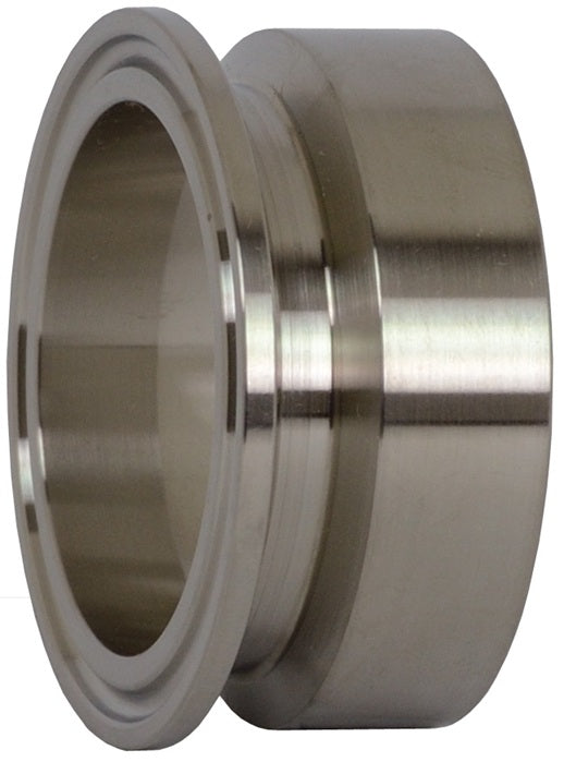 B19MPV-R300 Dixon Valve 316L Stainless Steel 3" Sanitary Clamp x Schedule 5S Pipe Size Weld Adapter
