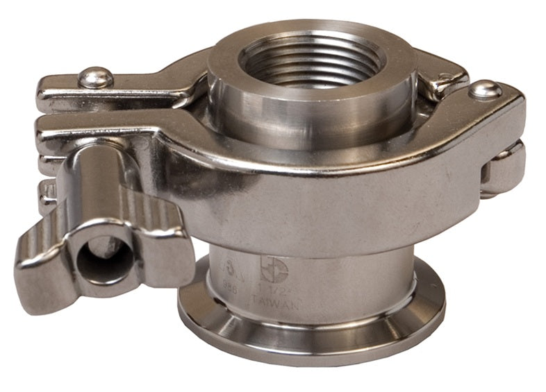 B45BC-R20025 Dixon Valve 2" - 1/4" 316L Stainless Steel Sanitary Air Blow Check Valve - Female NPT