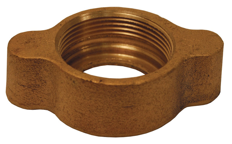 BB12 by Dixon Valve | Boss® Ground Joint Wing Nut | 3/4" and 1" Size | Brass
