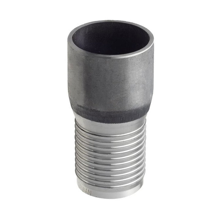 BEN1200 by Kuriyama | BEN Series | Combination Hose Nipple | 12" Beveled Plain End x 12" Hose Barb | Plain Steel