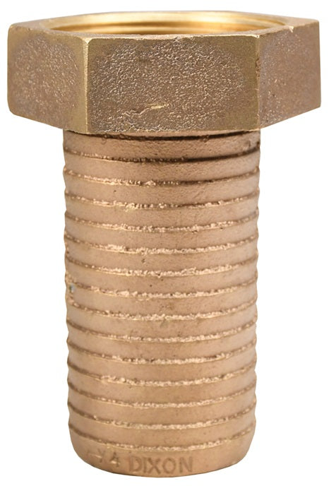 BLS150NST by Dixon Valve | Long Shank Hose Coupling | Female Fitting | 1-1/2" Female NST x 1-1/2" Hose ID | Brass