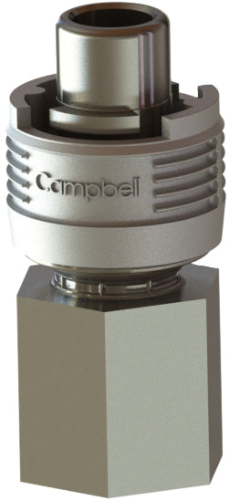 BMFS-3 by Campbell Fittings | Single-Lock Coupling | Bowes interchange | 3/4" Male Pipe x 3/4" Female NPT Thread | Straight | Plated Steel