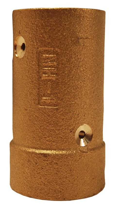 BNH125 by Dixon Valve | Sand Blast Coupling | Nozzle Holder | 1-1/4" Hose Size | 2-5/32" Hose OD | Brass