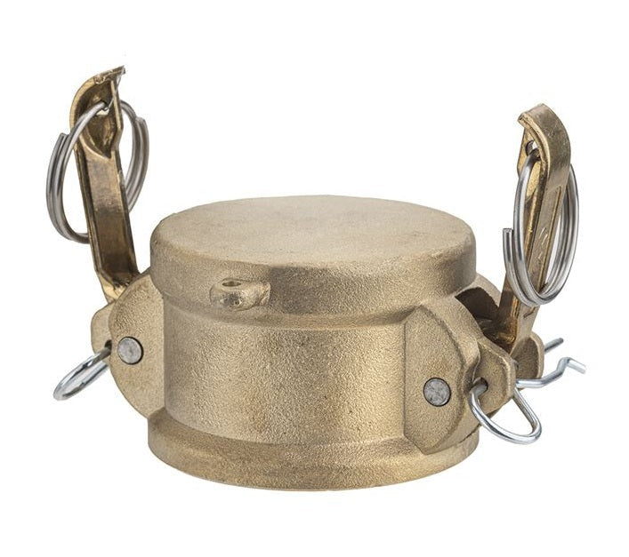 BR-DC150 by Kuriyama | BR-DC Series | Part DC | Cam & Groove Dust Cap | 1-1/2" Size | Brass
