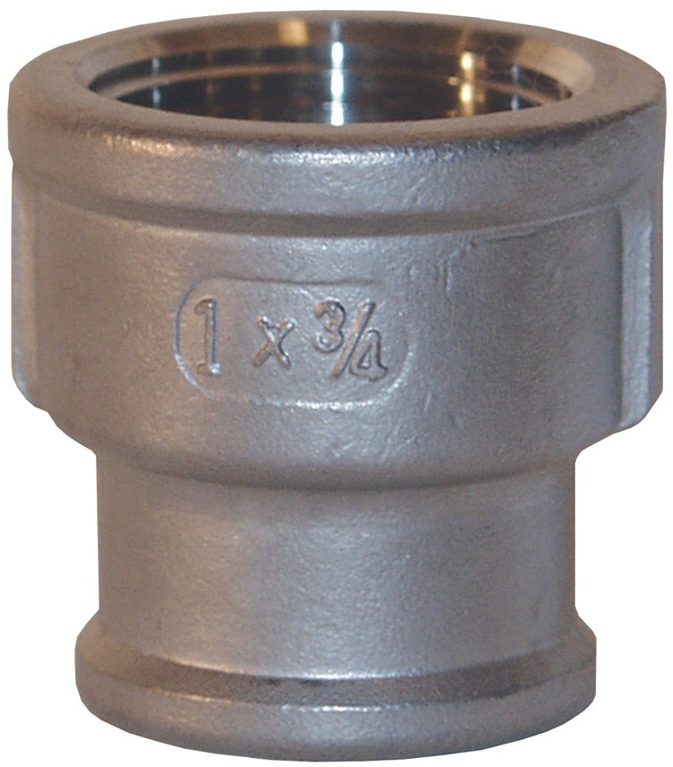 BR1510SS by Dixon Valve | Bell Reducer Adapter | 1-1/2" Female NPT x 1" Female NPT | 150# 316 Stainless Steel