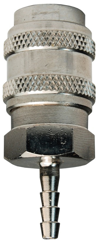 1BRS2.83-B-7 by Dixon Valve | Pneumatic Quick Disconnect Coupling | BR-Series | Hose Barb | 9mm Hose ID x 1/8" 21-Series Interchange | Socket | Nitrile Seal | Brass