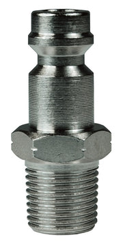 BR1M1-B-E-7 by Dixon Valve | Pneumatic Quick Disconnect Coupling | BR-Series | 1/8" Male NPT x 1/8" 21-Series Interchange | Plug | Brass
