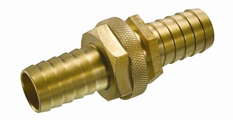 BRGHT050 by Kuriyama | Garden Hose Fitting | Complete Set | 1/2" GHT Threads | 1/2" Hose Barb | Brass