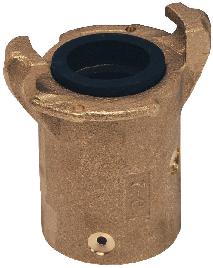 BSB100 by Dixon Valve | Sand Blast Coupling | Hose End | 1" Hose Size | 1-7/8" Hose OD | Brass