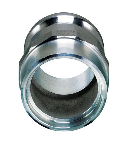 BW-ALF250 by Kuriyama | BW-ALF Series | Part F | Cam & Groove Adapter | 2-1/2" Adapter x 2-1/2" Butt Weld End | Aluminum