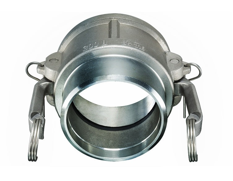 BW-SSB250 by Kuriyama | BW-SSB Series | Part B | Cam & Groove Adapter | 2-1/2" Coupler x 2-1/2" Butt Weld End | 316 Stainless Steel