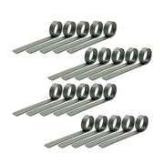 CP0799-20 by Band-It | Center Punch Clamp | 1.75" ID | 5/8" Width | 0.025" Thickness | Galvanized Carbon Steel