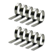 CP10S9-10 by Band-It | Center Punch Clamp | 2.5" ID | 5/8" Width | 0.025" Thickness | 201 Stainless Steel