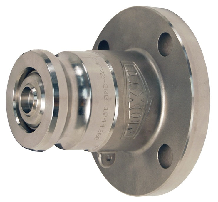 DBAF76-300 Bayloc® by Dixon Valve | Dry Disconnect | 3" 150# ASA Flange x 4" Adapter | FFPM Seal | Stainless Steel
