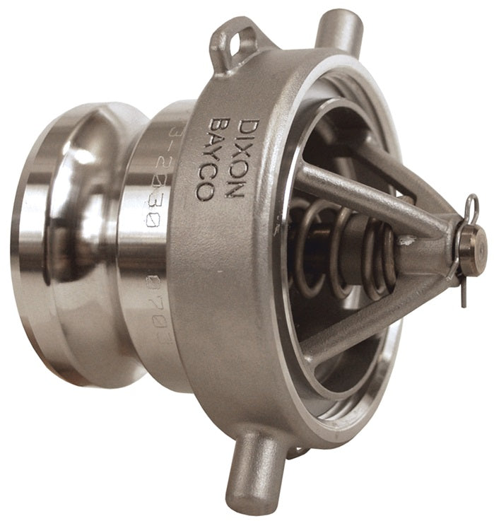 DBAV73-2030 Bayloc® by Dixon Valve | Dry Disconnect | 1-1/2" Female NPSM x 2" Vapor Adapter | PTFE Seal | Stainless Steel