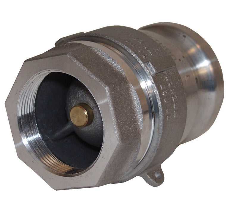 DBA12-150 Bayloc® by Dixon Valve | Dry Disconnect | 1-1/2" Female NPT x 2" Adapter | FKM Seal | Aluminum