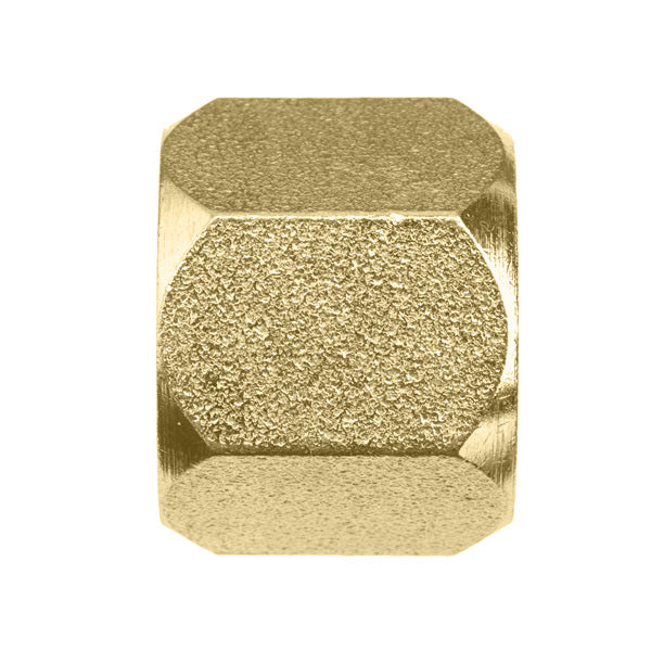 0304-C-06-B by Brennan Inc. | -06 JIC Cap Nut | Brass