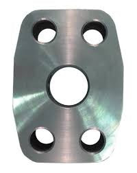 1940-61-40 by Brennan Inc. | -40 O-Ring Flange Spacer with Side Gage Ports | Code 61 | Steel