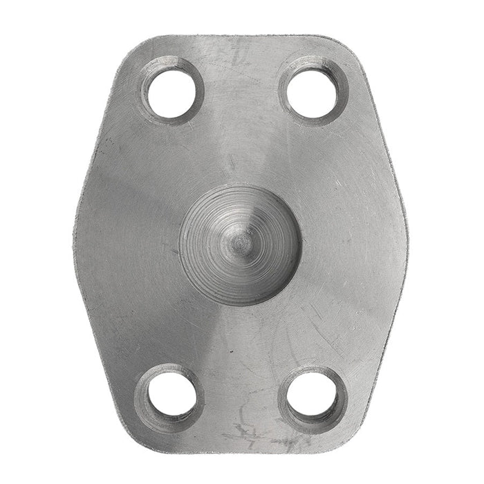 1943-62-40 by Brennan Inc. | -40 Flat Face Flange Pad Plug | Code 62 | Steel