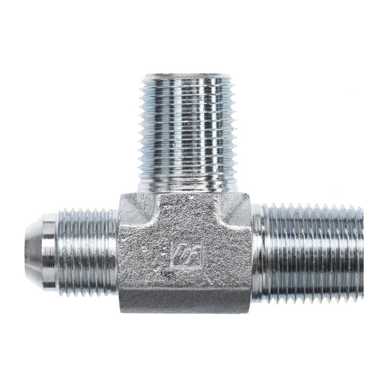 2607-12-12-12-FG by Brennan Inc. | -12 Male JIC x -12 Male Pipe x -12 Male Pipe | Tee | Forged Steel