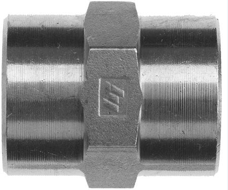 5000-40-40 by Brennan Inc. | -40 Female Pipe x -40 Female Pipe | Straight | Steel