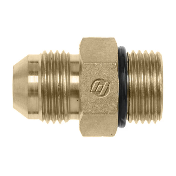 3/4 SAE Boss Male x 7/8 JIC Male Thread Straight Hydraulic Steel Adaptor 3/4 SAE Boss Male x 7/8 JIC Male Thread Straight Hydraulic Steel Adaptor