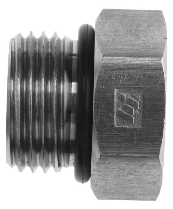 6408-10-O by Brennan Inc. | -10 Male O-Ring Boss External Hex Plug | Steel