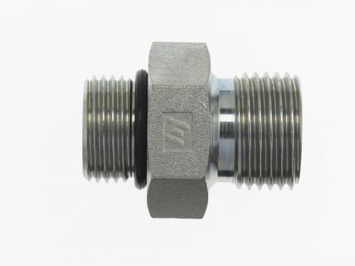 7062-24-20 by Brennan Inc. | -24 Male O-Ring Boss x -20 Male BSPP | Straight | Steel