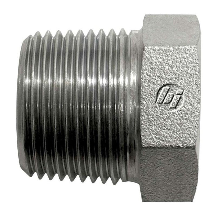 9001-16-12 by Brennan Inc. | -16 Male BSPT x -12 Female BSPT Bushing | Straight | Steel