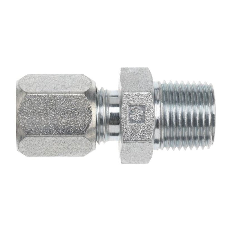C2404-08-08 by Brennan Inc. | -08 Bite Type x -08 Male Pipe | Straight | Steel