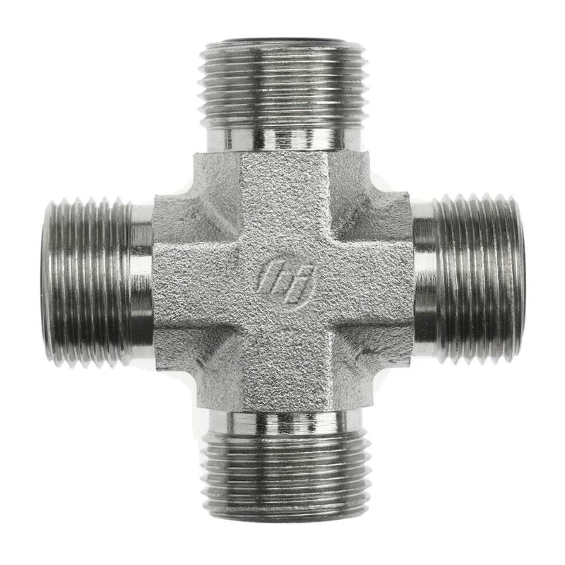 FS2650-20-20-20-20-FG by Brennan Inc. | -20 Male Face Seal | Cross | Forged Steel