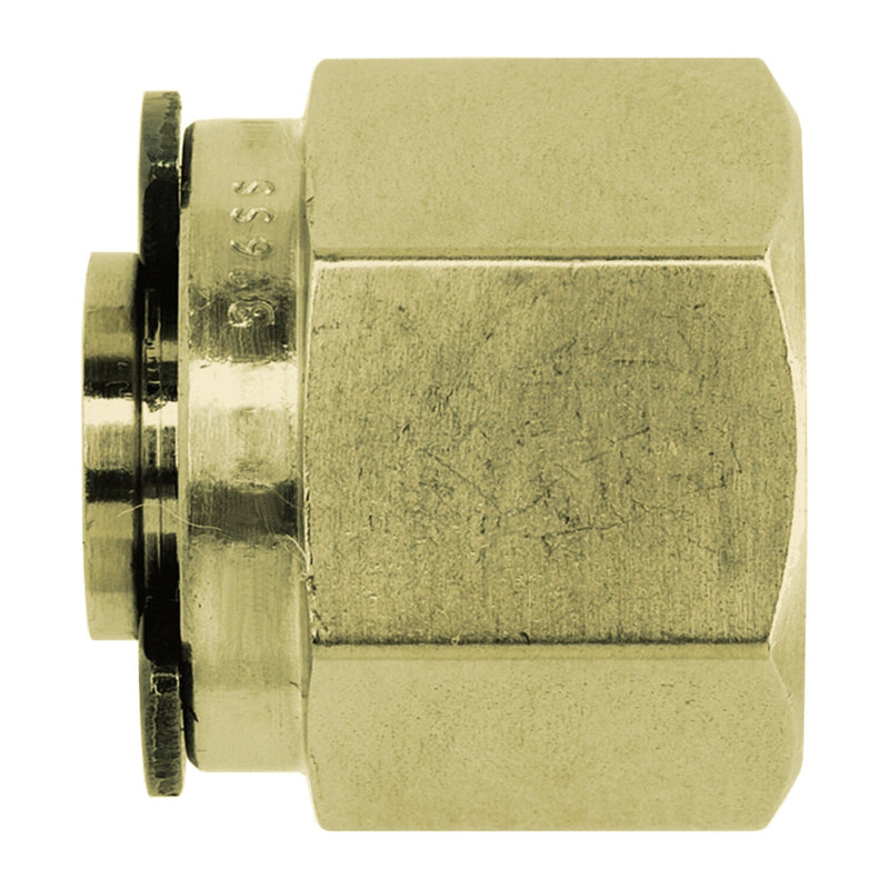 N0304-04-B by Brennan Inc. | -04 Instrumentation Fitting Plug | Brass