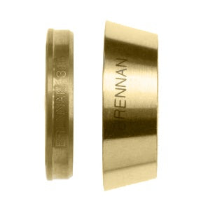 N0319-S-04-B by Brennan Inc. | -04 Ferrule Set Front & Back | Brass