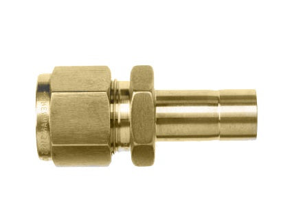 N2406-04-02-B by Brennan Inc. | -04 Instrumentation Fitting x -02 Stand Pipe Reducer Tube | Brass