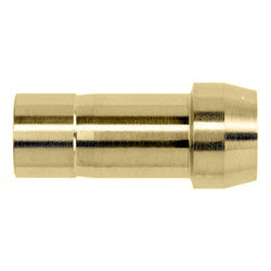 N2440-06-06-B by Brennan Inc. | -06 Stand Pipe x -06 Ferrule Port Connector | Straight | Brass