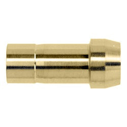 N2440-04-02-B by Brennan Inc. | -04 Stand Pipe x -02 Ferrule Port Connector | Straight | Brass