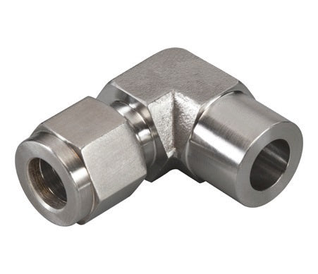 N2526-16-16-SS by Brennan Inc. | -16 Instrumentation Fitting x -16 Socket Weld | 90° Elbow | Stainless Steel