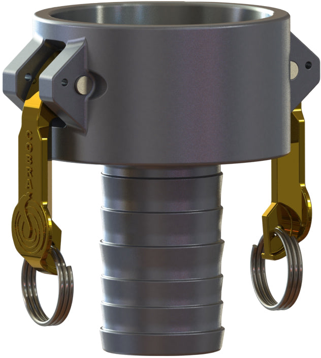 C-316-3025 by Campbell Fittings | Standard Cam & Groove | Jump Size C | 3" Coupler x 2-1/2" Hose Shank | Straight | Stainless Steel