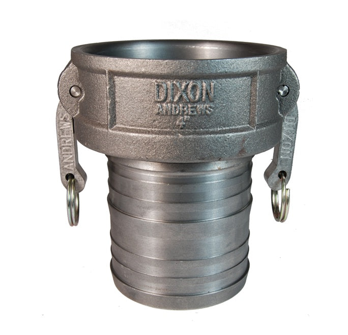 400-C-MI by Dixon Valve | Cam & Groove Coupler | Type C | 4" Coupler x 4" Hose Shank | Unplated Ductile Iron