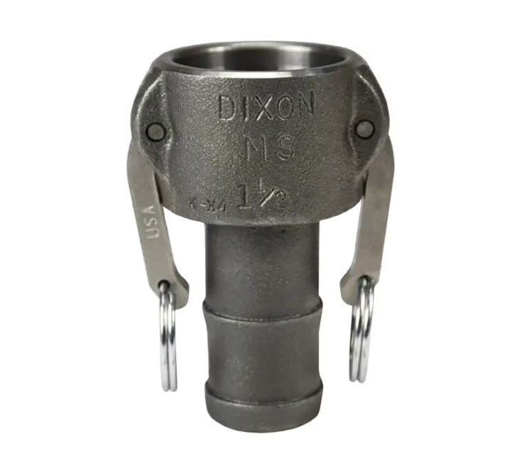 200-C-MI by Dixon Valve | Cam & Groove Coupler | Type C | 2" Coupler x 2" Hose Shank | Unplated Ductile Iron
